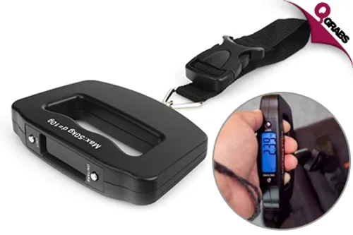 From QR39 Weigh it Beforehand with a Digital Luggage Scale that Weighs up to 50kg! (Up to QR222 Value)